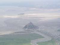 Abflug am Mont Saint Michel