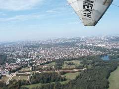 Schlo mit Blick Richtung Paris