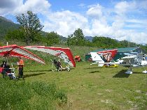 Flieger auf dem UL-Gelnde Chatelair