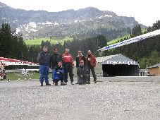 Gruppenfoto Megeve Altiport