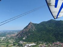 Val Susa mit der berhmten Kirche auf dem Felsen