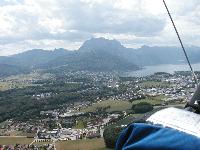 Die ersten Berge bei Gmunden/Traunsee