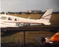 Flugplatz Borgholm mit Ruine